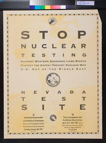 Stop Nuclear Testing : Nevada Test Site