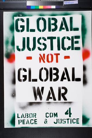Global Justice Not Global War