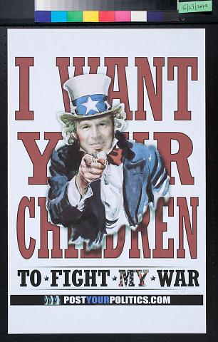 I Want Your Children To Fight My War