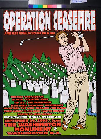 Operation Ceasefire: A Free Music Festival to Stop the War in Iraq