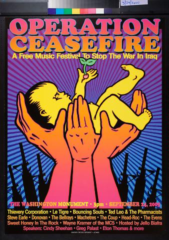 Operation Ceasefire: A free music festival to stop the war in Iraq