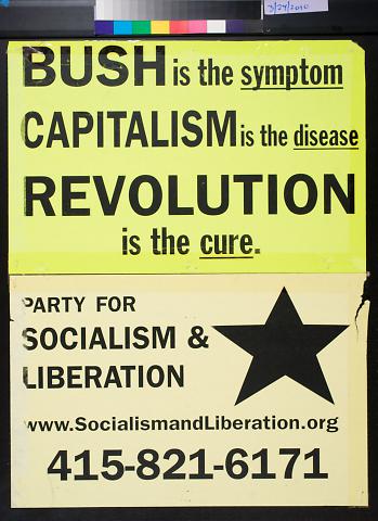Bush is the Symptom, Capitalism is the Disease