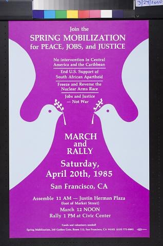 Join the Spring Mobilization for Peace, Jobs, and Justice