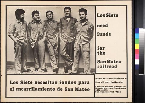 Los Siete need funds for the San Mateo railroad