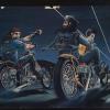 untitled (two bikers on a Hollywood freeway)