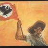 untitled (Man holding a United Farm Workers of America flag)