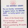 Grand jury Subpoena
