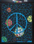 Untitled (blacklight peace sign)