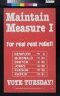 Maintain Measure I