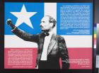 untitled (Pedro Albizu Campos against Puerto Rican flag surrounded by quotes)