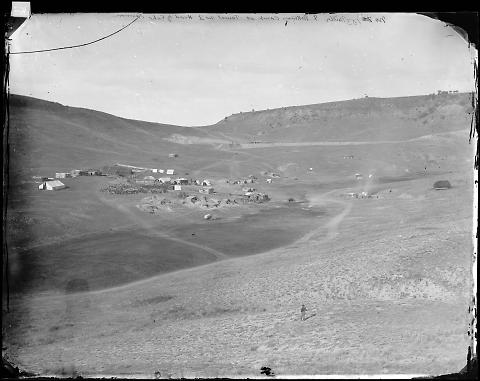 Miller and Patterson's Camp at Tunnel No. 2, Head of Echo Canyon