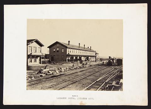 Laramie Hotel, Laramie City from The Great West Illustrated in a Series of Photographic Views Across the Continent