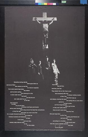 untitled (man on cross and poem)