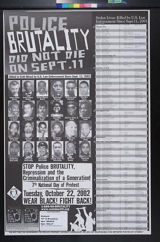 Police Brutality Did Not Die On Sept. 11