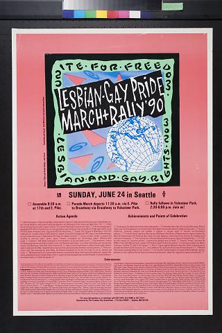 Lesbian-Gay pride March & Rally '90
