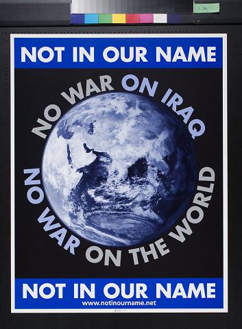 Not in our name: No war on Iraq