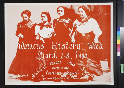 Women's History Week March 2-8, 1980