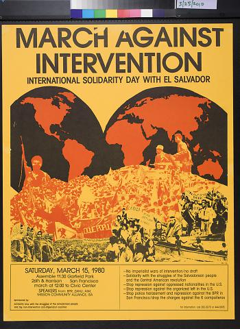 March Against Intervention: International Solidarity with El Salvador