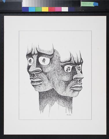 Untitled (two faces)