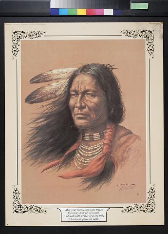 untitled (North American Indian portrait)