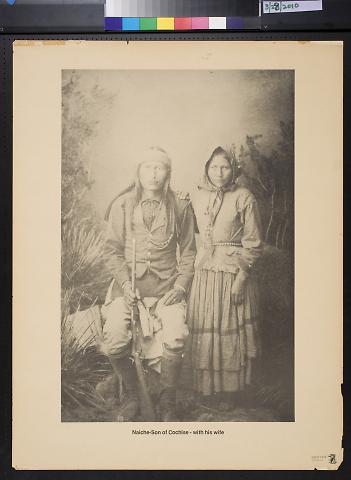 Naiche - Son of Cochise - with his wife