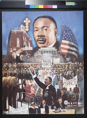 untitled (Martin Luther King Jr. and protest)