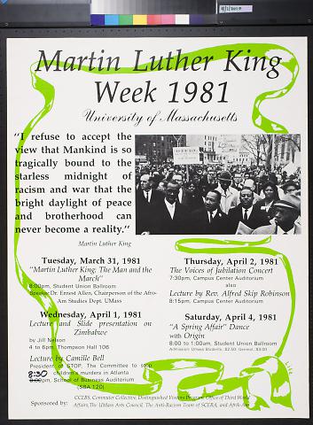 Martin Luther King week 1981