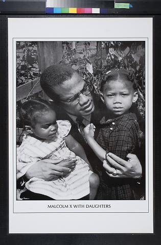 Malcolm X with Daughters