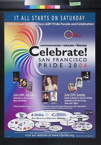 Celebrate San Francisco Pride 2006