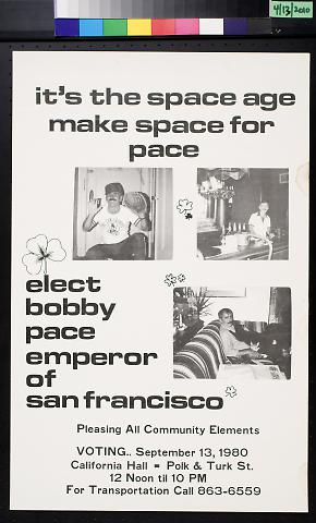 it's the space age make space for pace