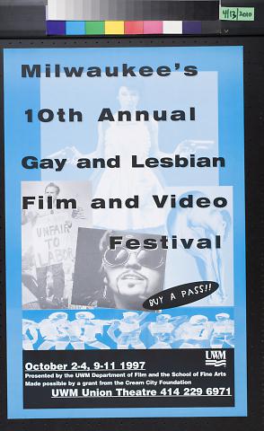 Milwaukee's 10th Annual Gay and Lesbian Film and Video Festival