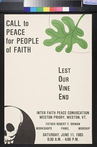 Call to peace for people of faith