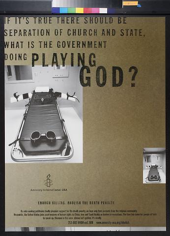 If It's True There Should be Separation of Church and State, What is the Government Doing Playing God?