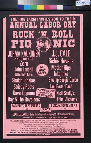 Annual Labor Day Rock 'n Roll Pig Nic