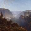 Yosemite Valley  (From Below Sentinel Dome, as Seen from Artist's Point)