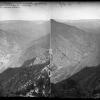 Looking down on Morgan Valley from Wasatch Mountains, Weber Canyon in Foreground