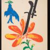 untitled (dove, flower, bayonet)
