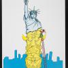 Untitled (Statue of Liberty Totem Pole