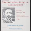 Second Annual Martin Luther King, Jr. Convocation