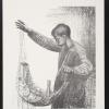 untitled (figure handling a giant fish in a net)