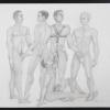 unititled (5 naked men in sexual positions)
