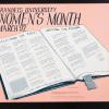 Brandeis University Women's Month March '92