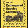 Endangered species campaign