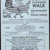 Join the Continental Walk for Disarmament and Social Justice