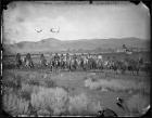 Group of Ute Indians on the War Path