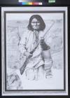Untitled (Geronimo kneeling with a rifle)