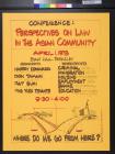 Conference: Perspectives On Law In The Asian Community