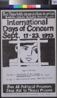 International Days of Concern Sept. 17-23, 1973