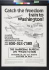 Catch the freedom train to Washington!