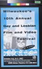 Milwaukee's 10th Annual Gay and Lesbian Film and Video Festival
